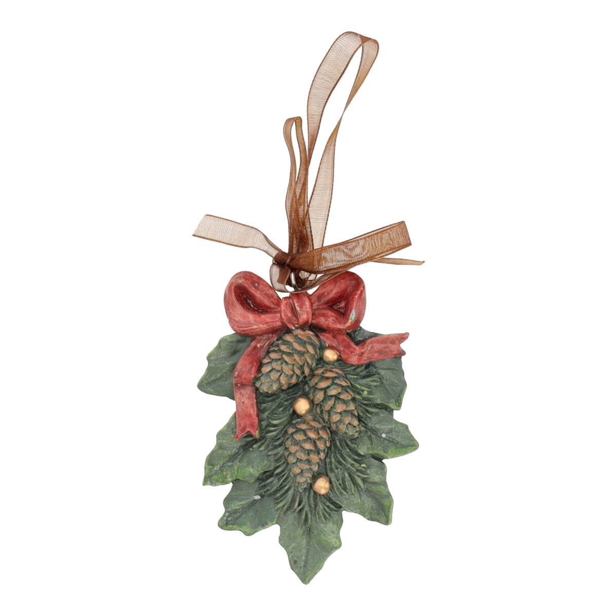 Hanger dennenappel groen 9 cm Hanger dennenappel groen 9 cm