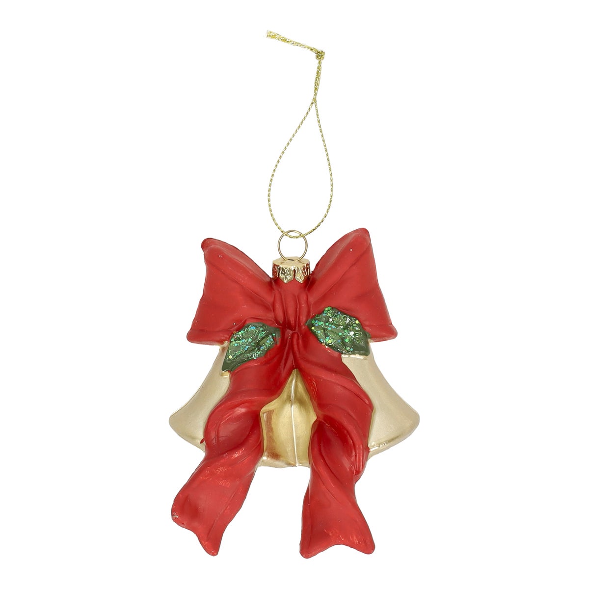 Hanger bel strik rood 11 cm Hanger bel strik rood 11 cm