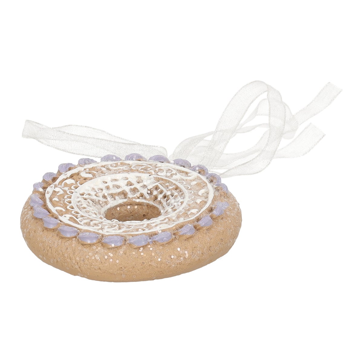 Hanger donut gingerbread 7 cm Hanger donut gingerbread 7 cm