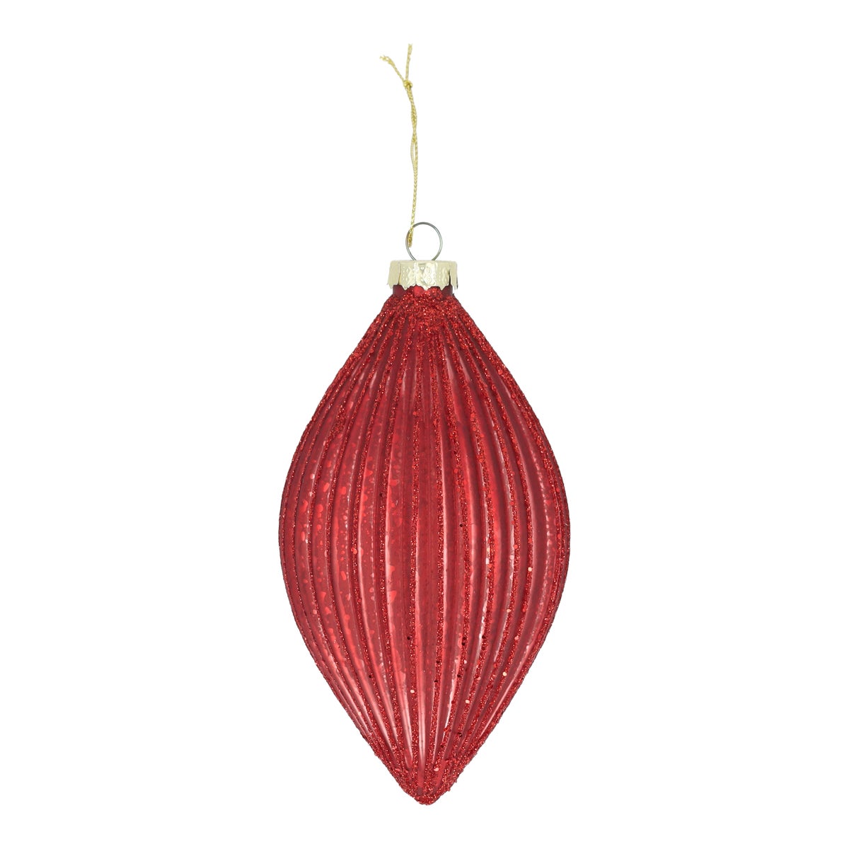 Glasanhänger Eiszapfen 14 cm YC008 rot Glasanhänger Eiszapfen 14 cm YC008 rot