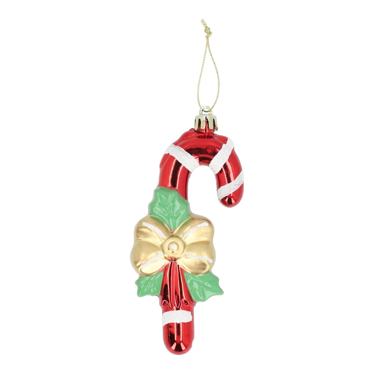Weihnachtsanhänger Zuckerstange Schleife 13 cm rot Weihnachtsanhänger Zuckerstange Schleife 13 cm rot