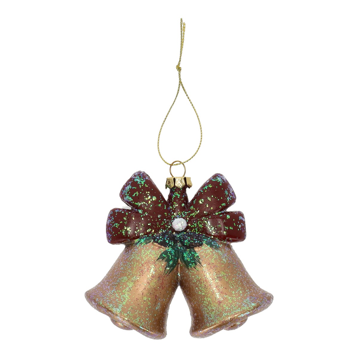 Hanger bel met strik 11 x 9 cm Hanger bel met strik 11 x 9 cm