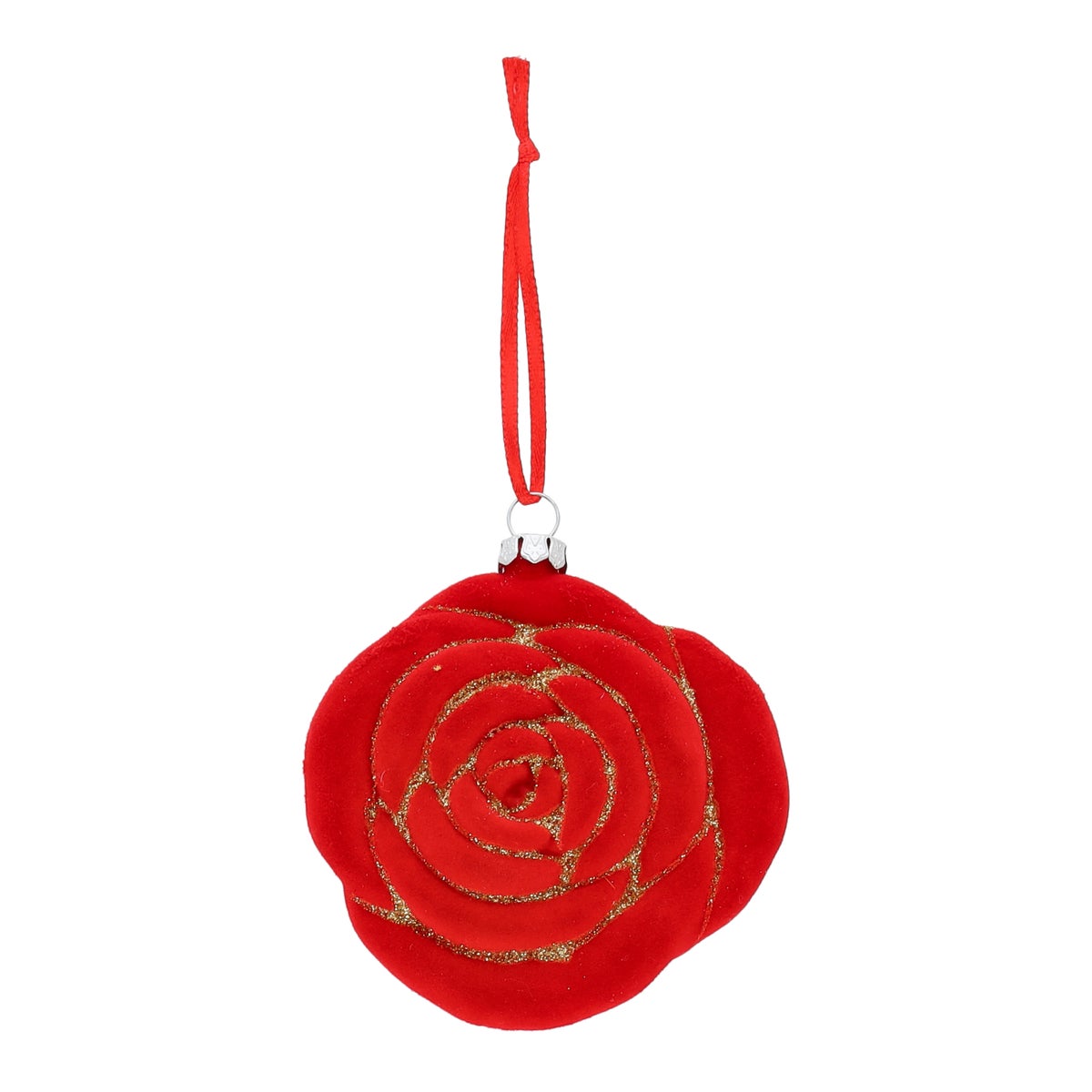 Hanger roos rood 9 x 8 cm Hanger roos rood 9 x 8 cm