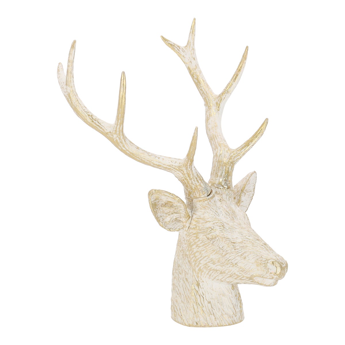 Hanger rendierkop goud 9 x 14 cm Hanger rendierkop goud 9 x 14 cm