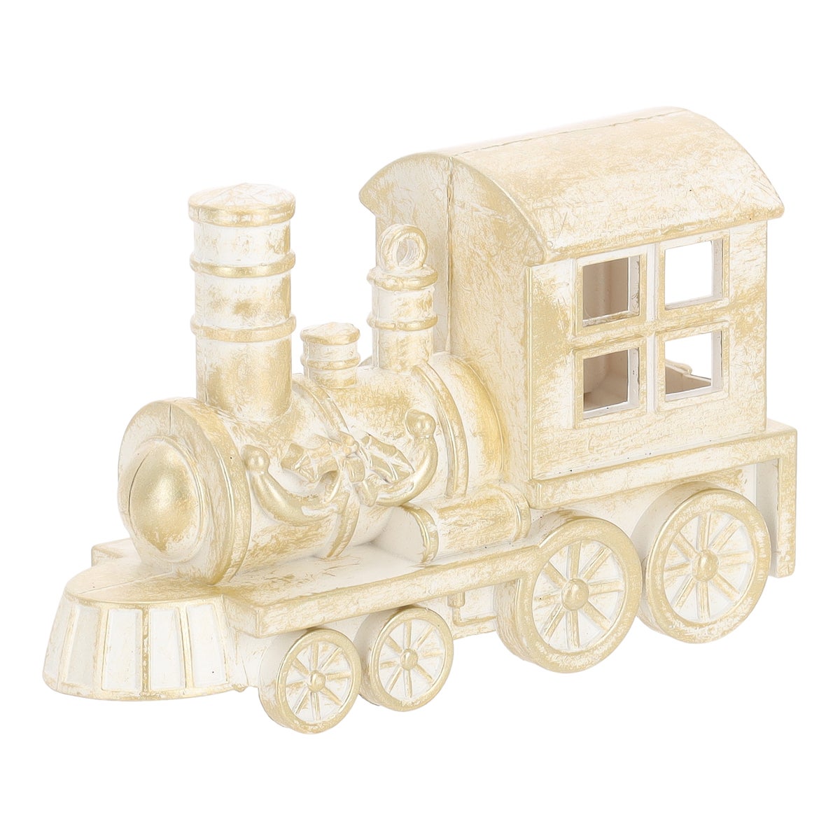 Hanger trein champagne 12 x 8 cm Hanger trein champagne 12 x 8 cm