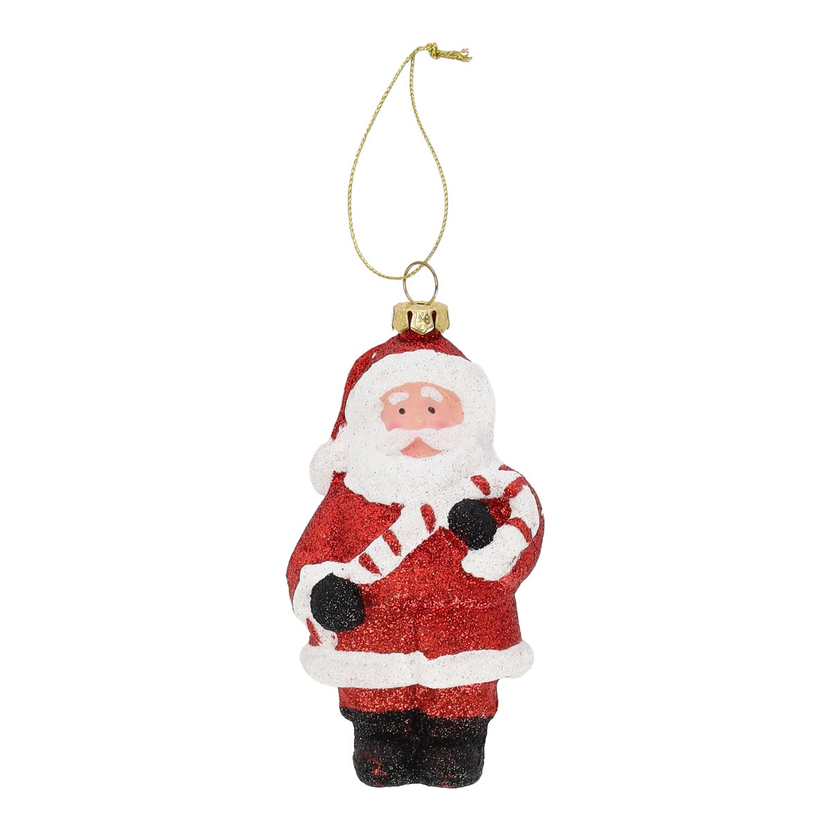 Hanger kerstman snoepstok 6 x 11 cm Hanger kerstman snoepstok 6 x 11 cm