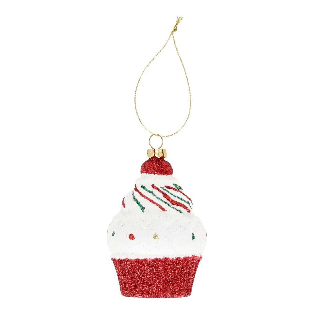 Hanger cupcake rood 7 x 9 cm Hanger cupcake rood 7 x 9 cm