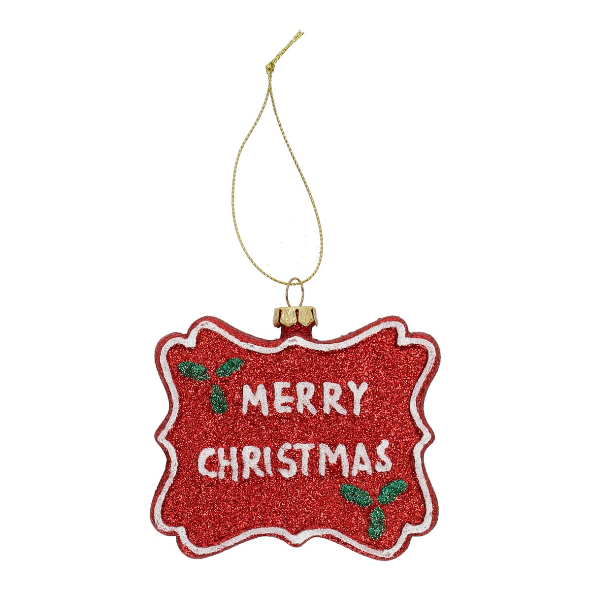 Hanger Merry Christmas rood 9 x 8 cm Hanger Merry Christmas rood 9 x 8 cm