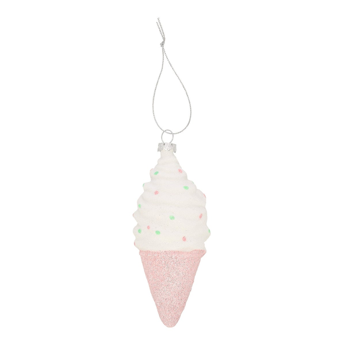Hanger ijsje roze 6 x 13 cm Hanger ijsje roze 6 x 13 cm