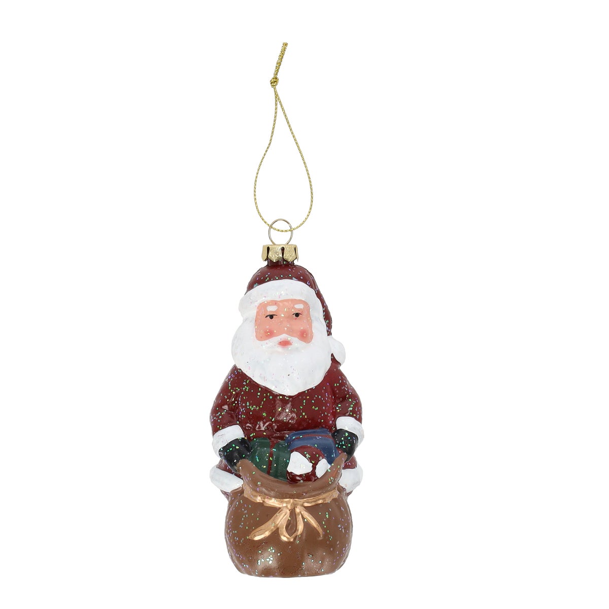 Hanger kerstman met zak 6 x 12 cm Hanger kerstman met zak 6 x 12 cm