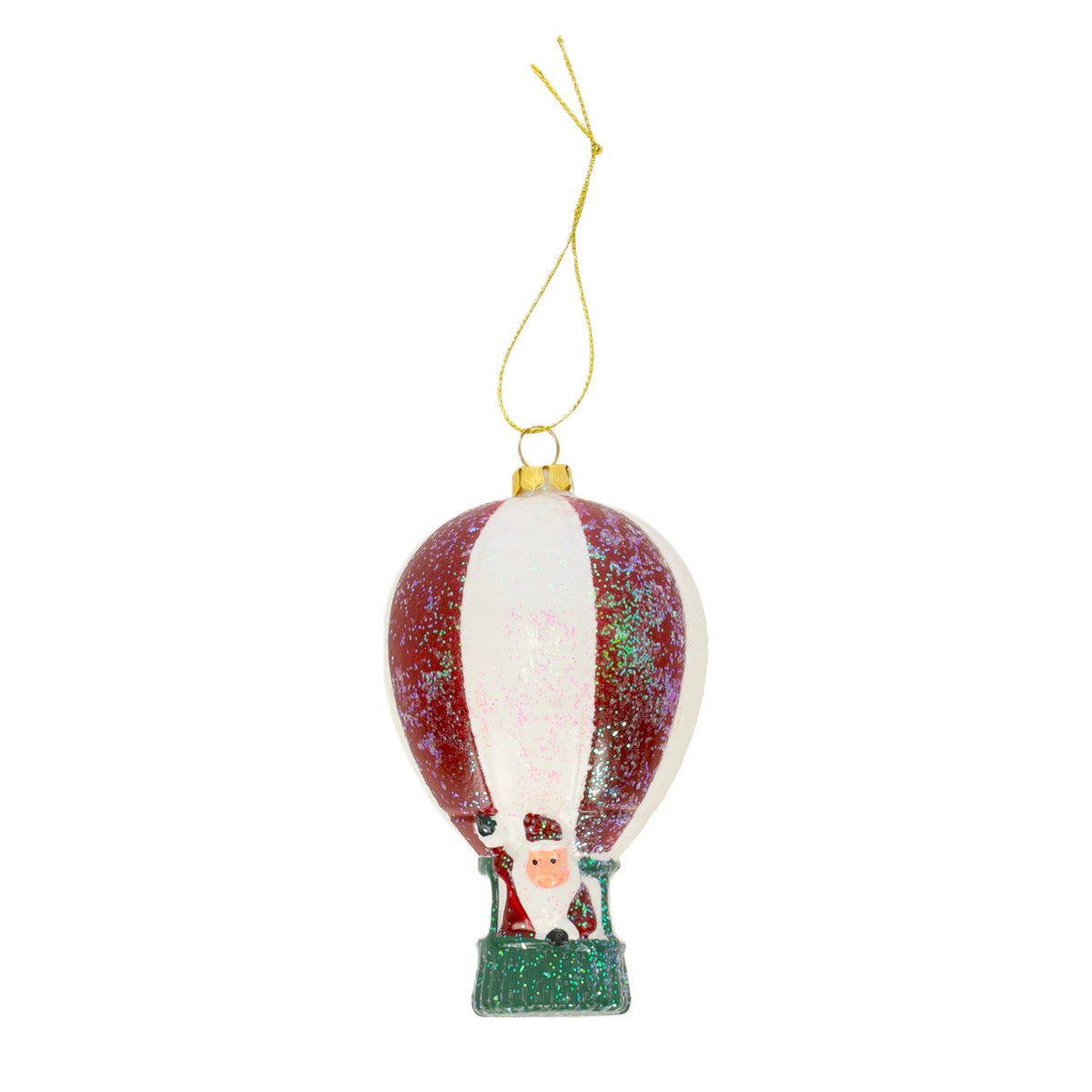 Hanger kerstman luchtballon 7 x 12 cm Hanger kerstman luchtballon 7 x 12 cm
