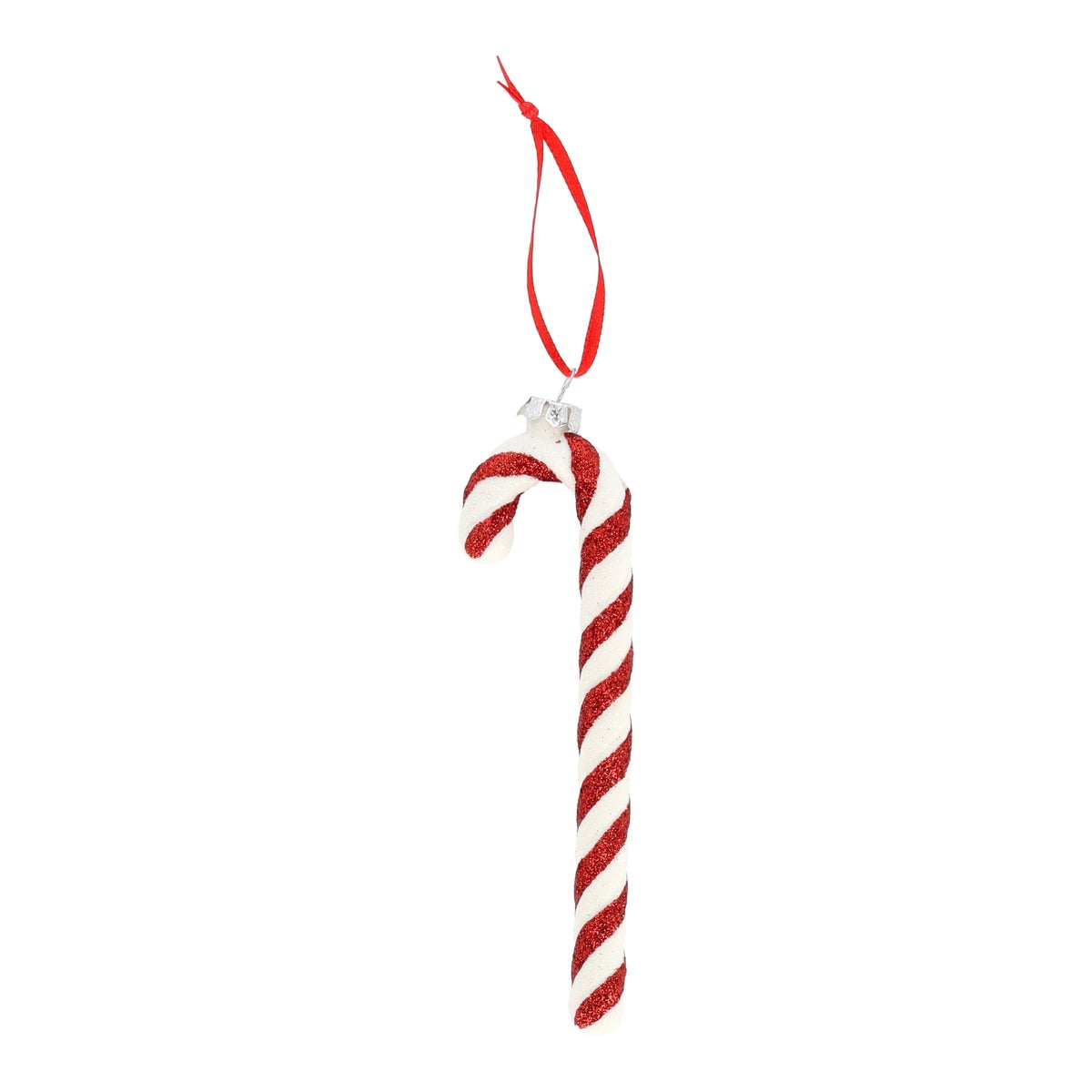 Hanger snoepstok rood wit 4 x 15 cm Hanger snoepstok rood wit 4 x 15 cm