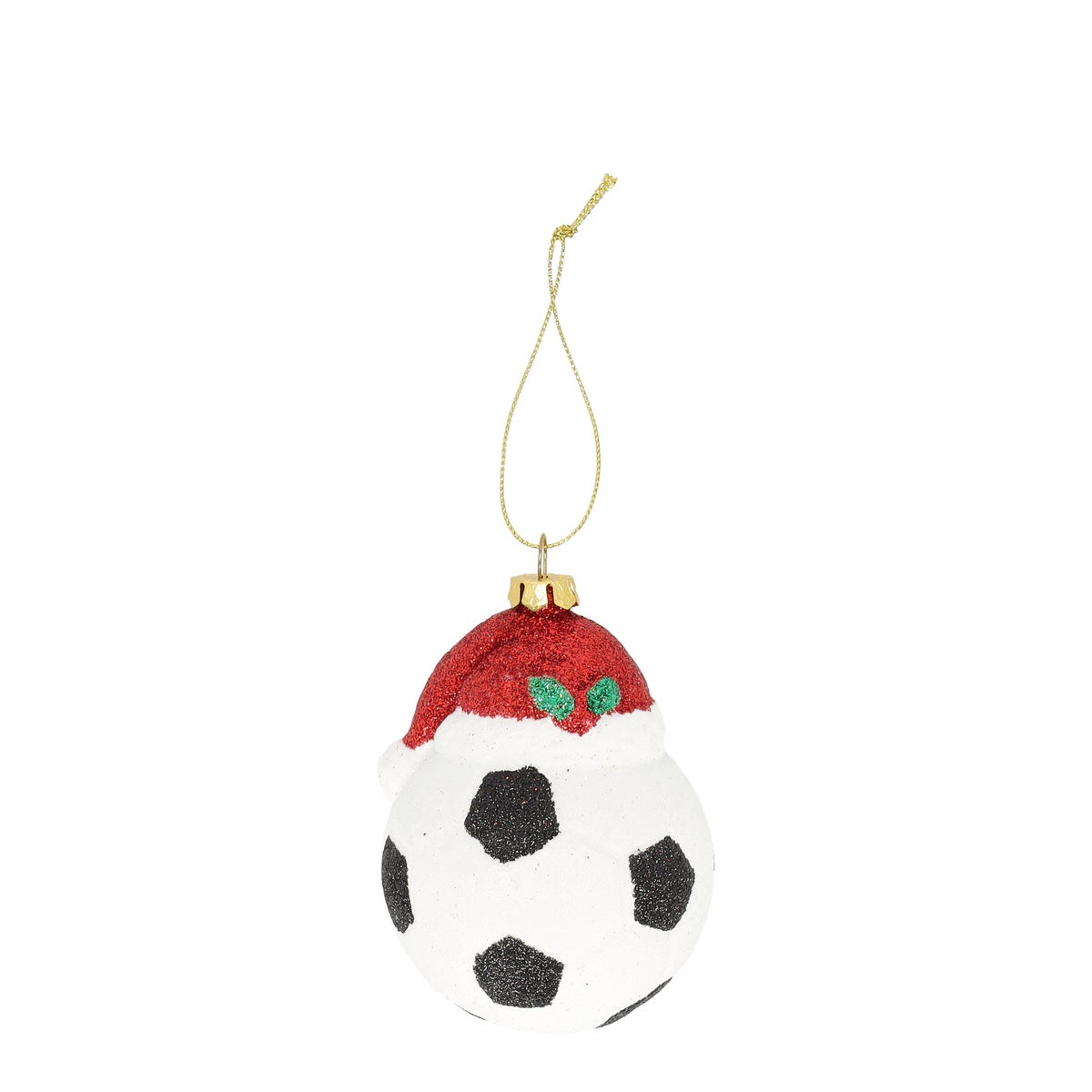 Hanger kerstmuts voetbal 7 x 9 cm Hanger kerstmuts voetbal 7 x 9 cm