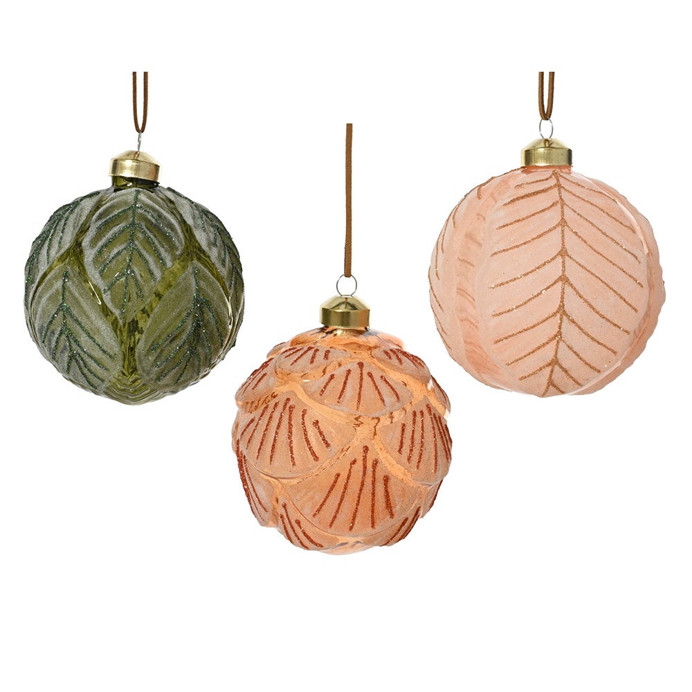 Hanger glas blad 8 cm Hanger glas blad 8 cm