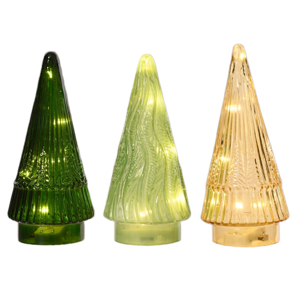 Boom glas groen 20 cm led Boom glas groen 20 cm led