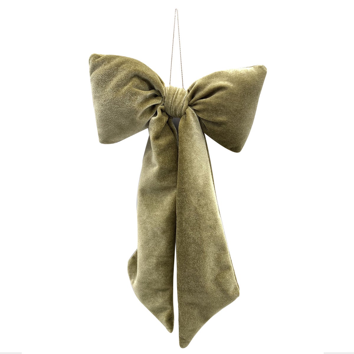Strik fluweel puff groen Strik fluweel puff groen