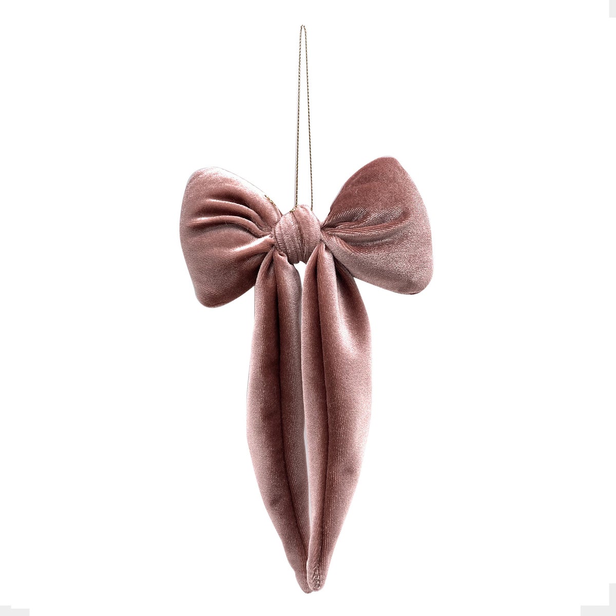 Strik fluweel puff roze 30 cm Strik fluweel puff roze 30 cm
