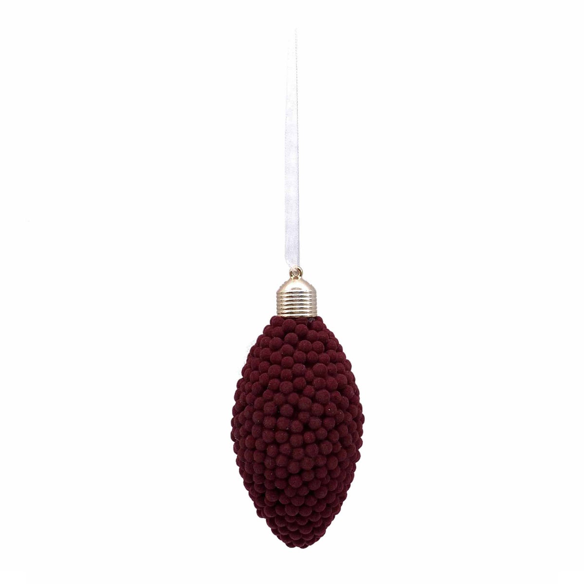 Hanger pegel flock burgundy 14 cm Hanger pegel flock burgundy 14 cm