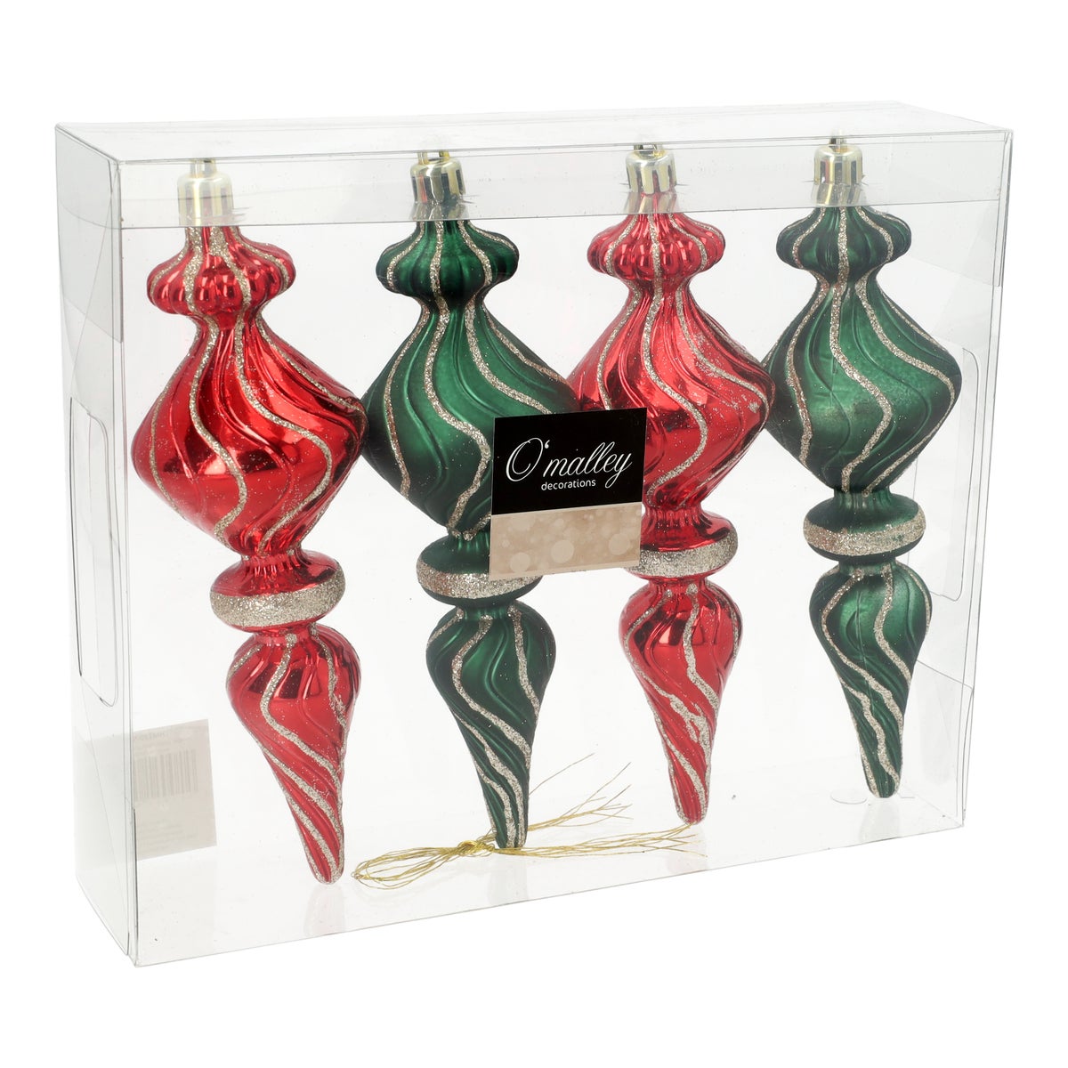 Hanger pegel rood/groen 18 cm 4st. Hanger pegel rood/groen 18 cm 4st.
