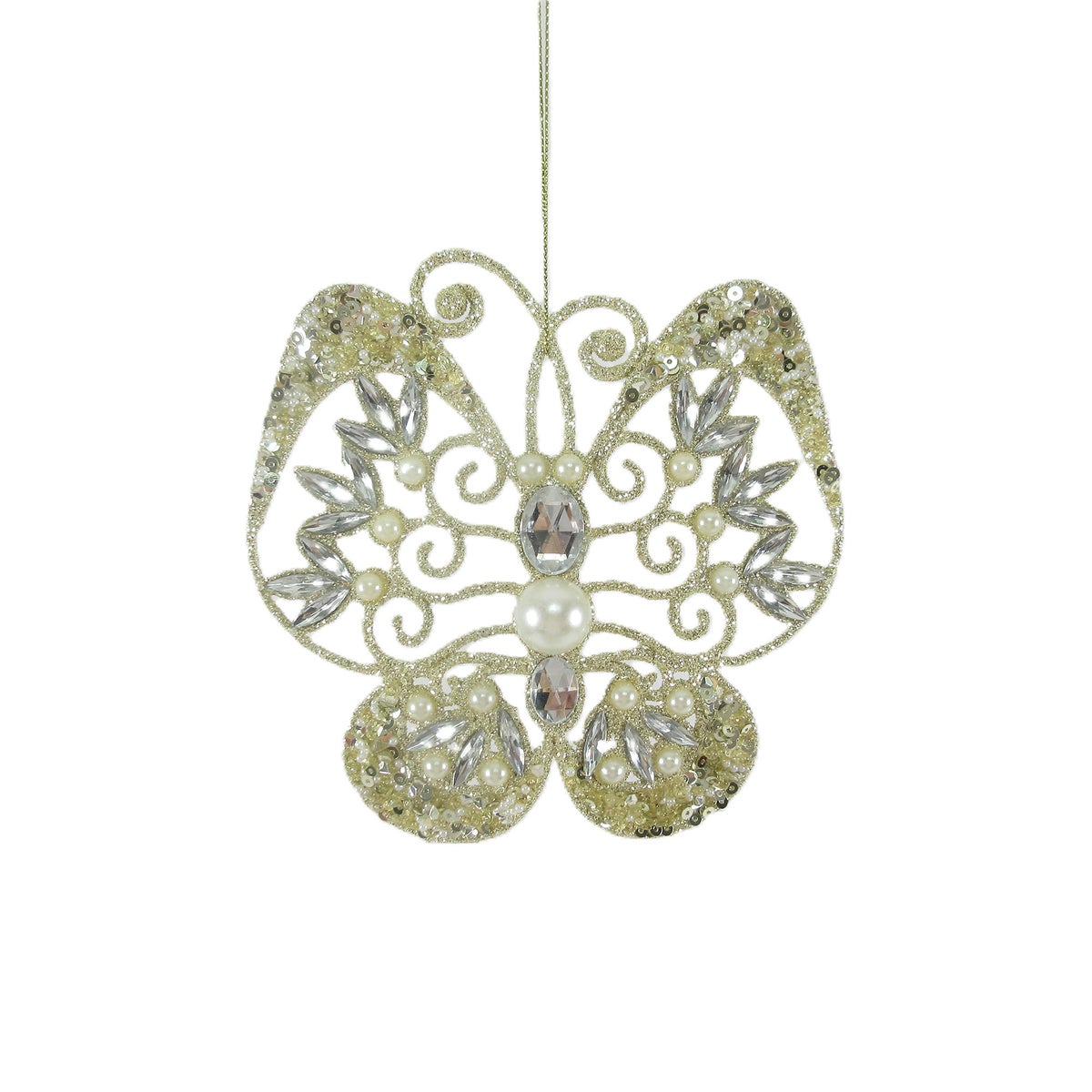 Vlinder pearl 12 cm Vlinder pearl 12 cm