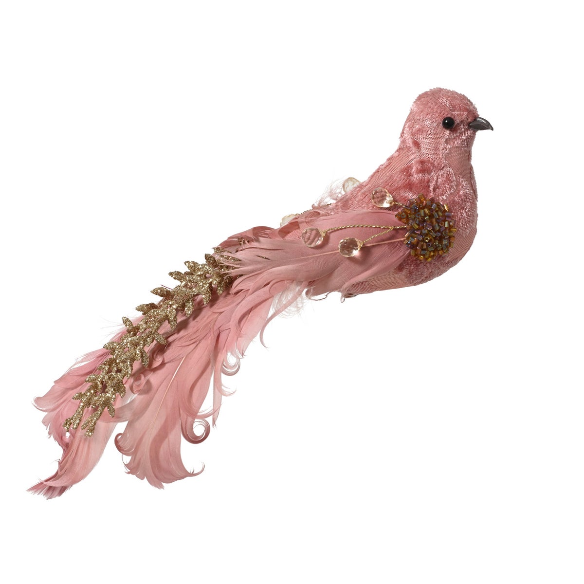 Vogel roze 23 cm Vogel roze 23 cm