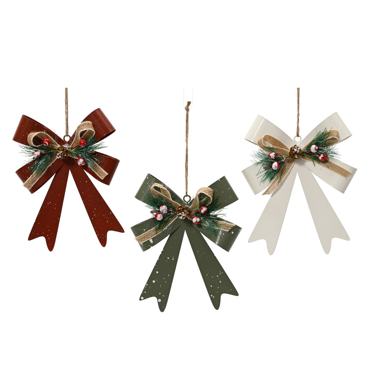 Hanger strik ijzer 19 cm 3 assorti Hanger strik ijzer 19 cm 3 assorti