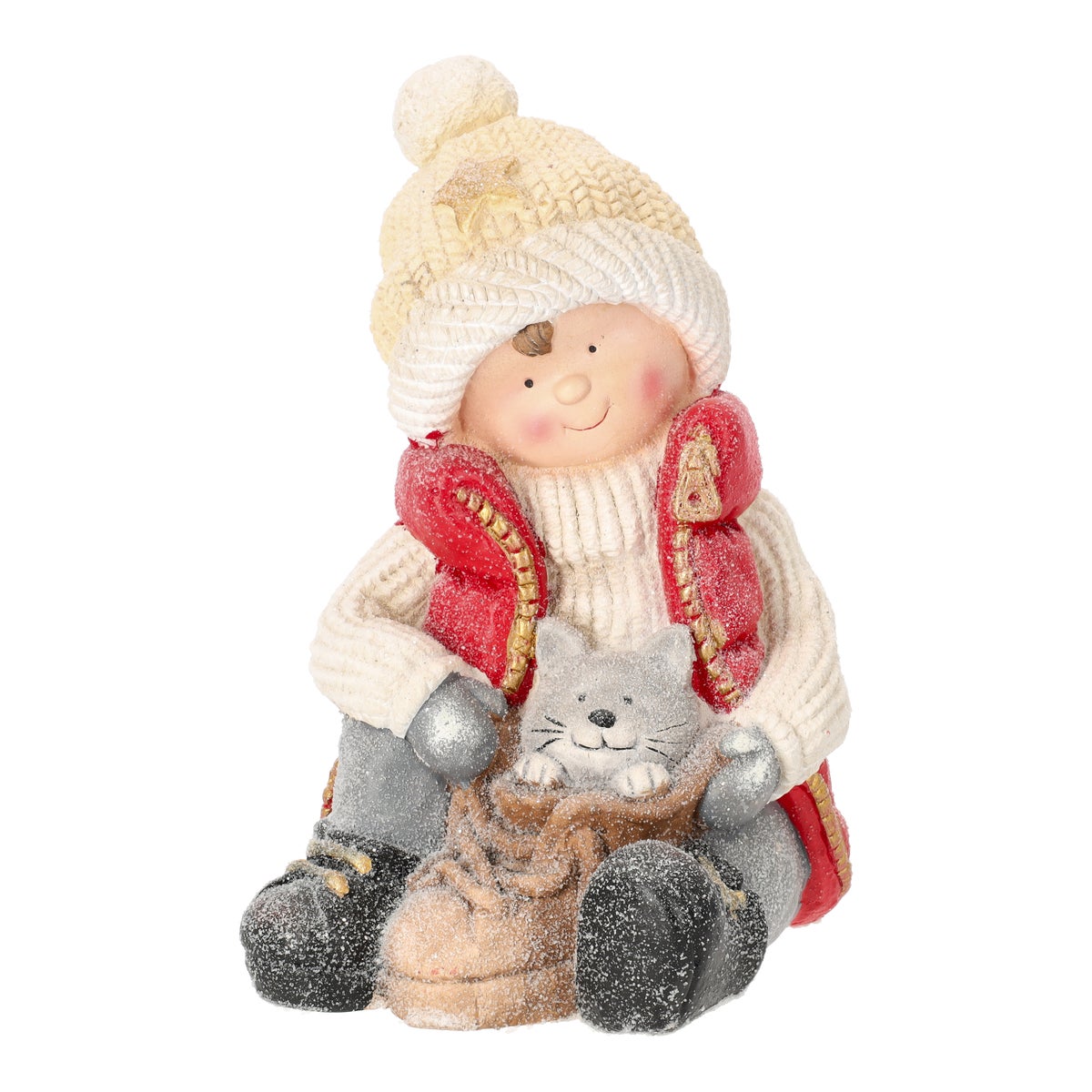 Beeld kind kat 38cm Beeld kind kat 38cm