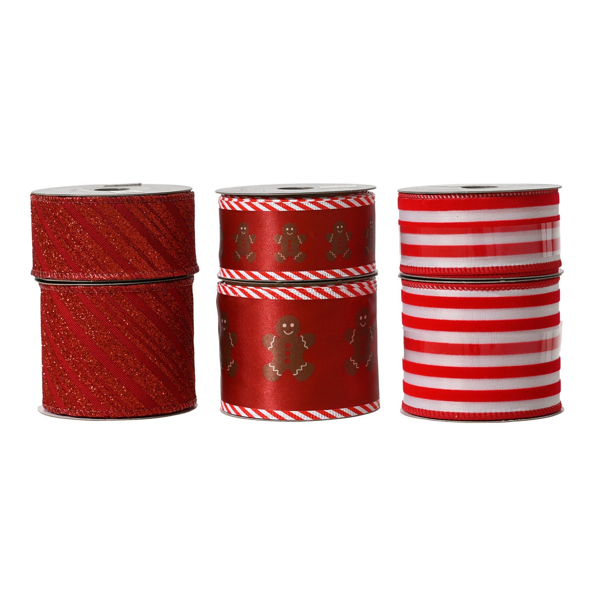 Cadeaulint rood wit mix 6 assorti Cadeaulint rood wit mix 6 assorti
