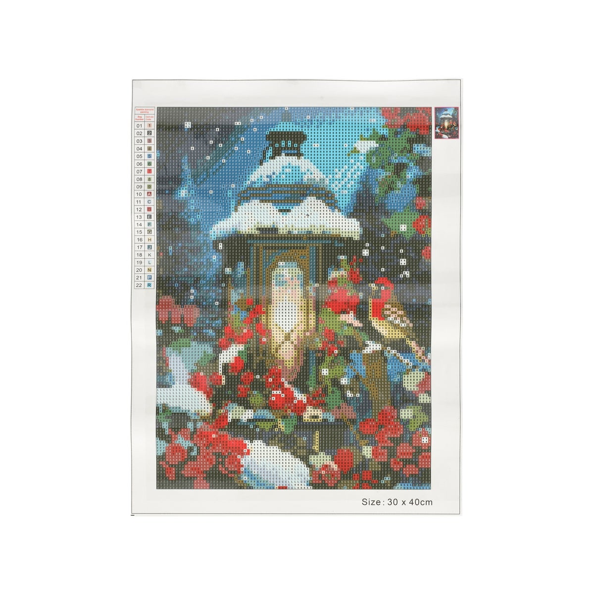 Diamond painting 30x40cm kerst Diamond painting 30x40cm kerst