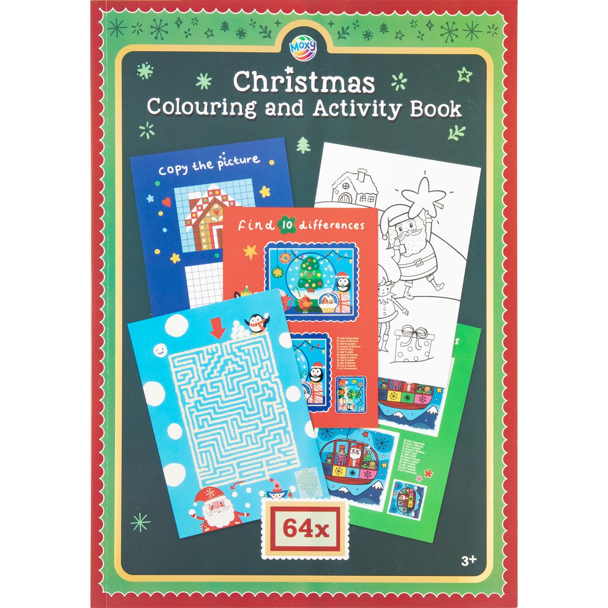 Kerst kleur- en activiteitenboek A4 Kerst kleur- en activiteitenboek A4