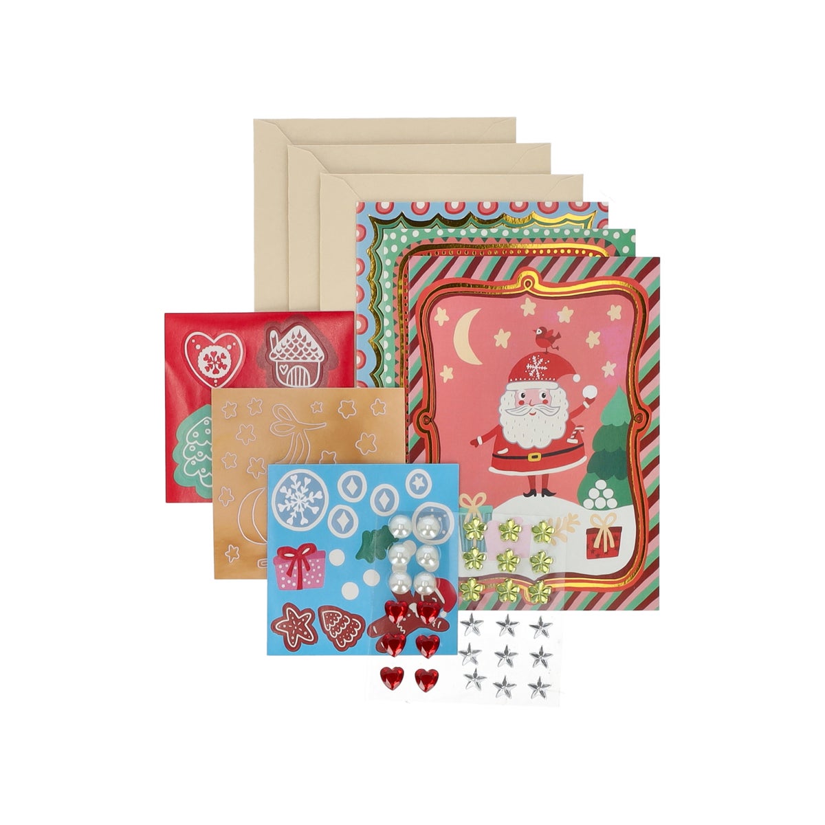 MYO kerstkaarten 3st MYO kerstkaarten 3st