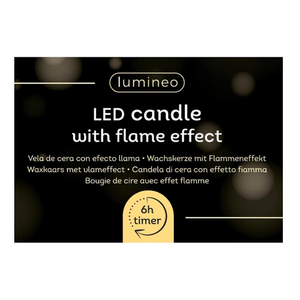 Kaars led glitter goud 15 cm Kaars led glitter goud 15 cm