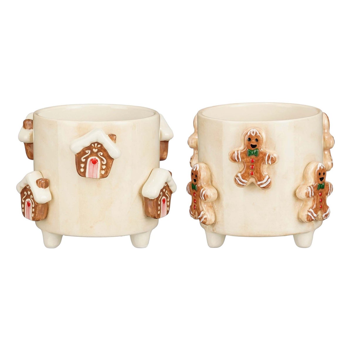 Pot peperkoek creme 11x13cm Pot peperkoek creme 11x13cm