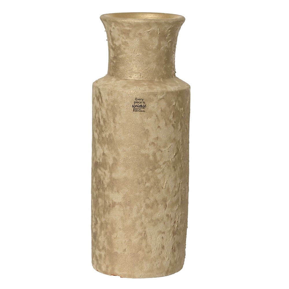 Vaas terra goud 40 cm Vaas terra goud 40 cm