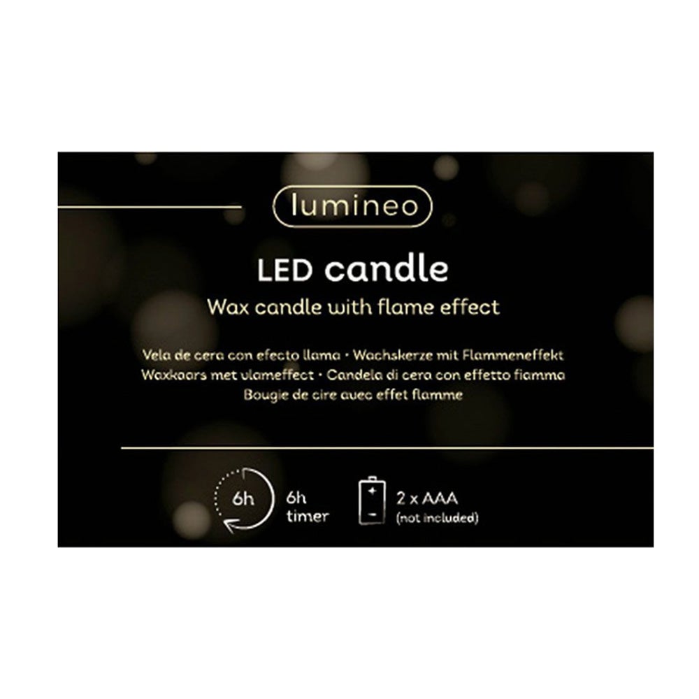 Kaars led glitter goud 11 cm Kaars led glitter goud 11 cm