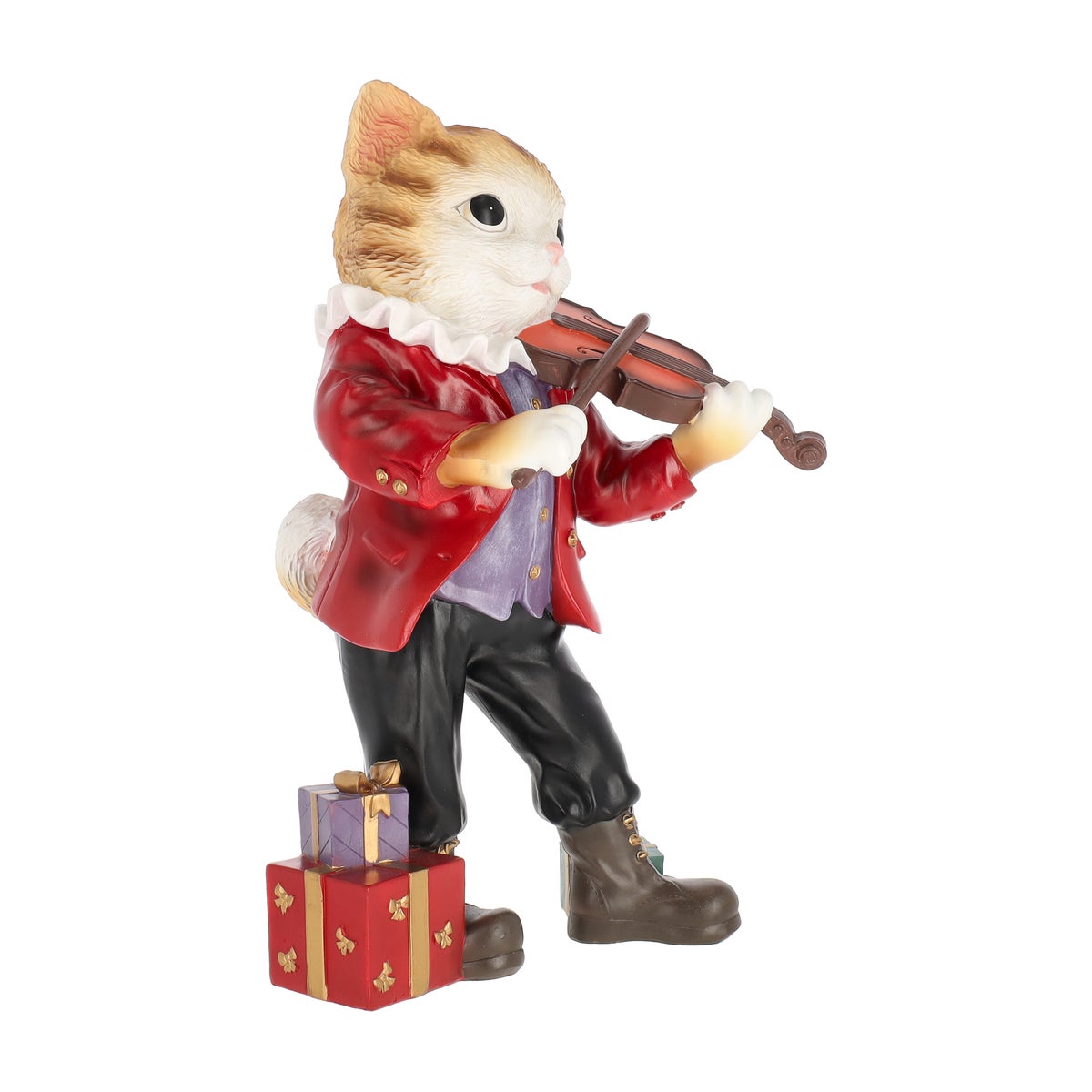 Kat met viool 45 cm Kat met viool 45 cm