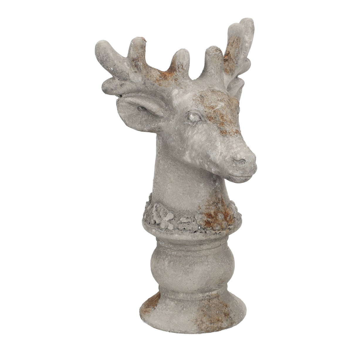 Beeld buste rendier 26 cm rustiek Beeld buste rendier 26 cm rustiek