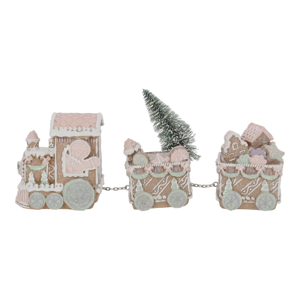 Beeld trein gingerbread 11 cm Beeld trein gingerbread 11 cm