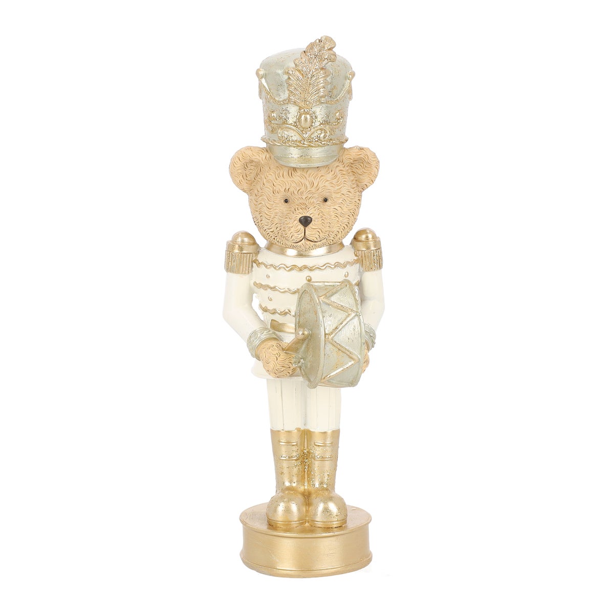 Beeld notenkraker beer goud 25 cm Beeld notenkraker beer goud 25 cm