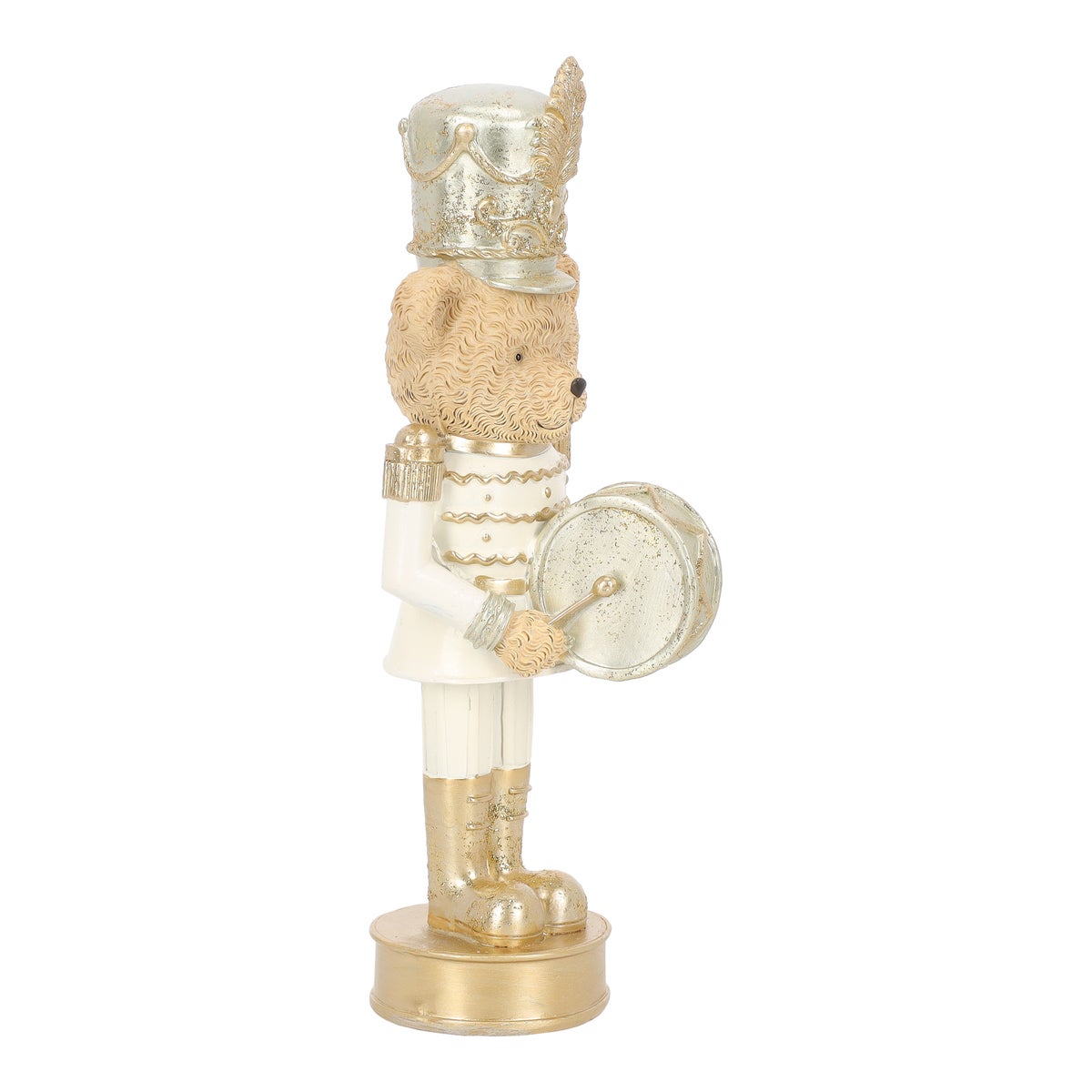 Beeld notenkraker beer goud 25 cm Beeld notenkraker beer goud 25 cm