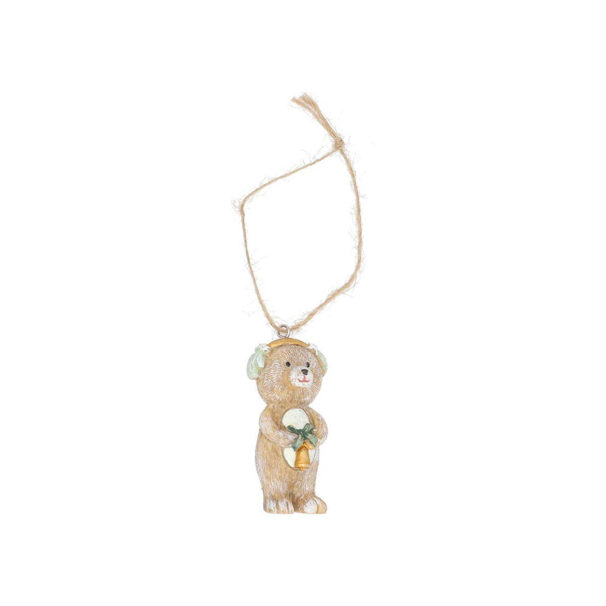 Hanger beer groen 7 cm Hanger beer groen 7 cm