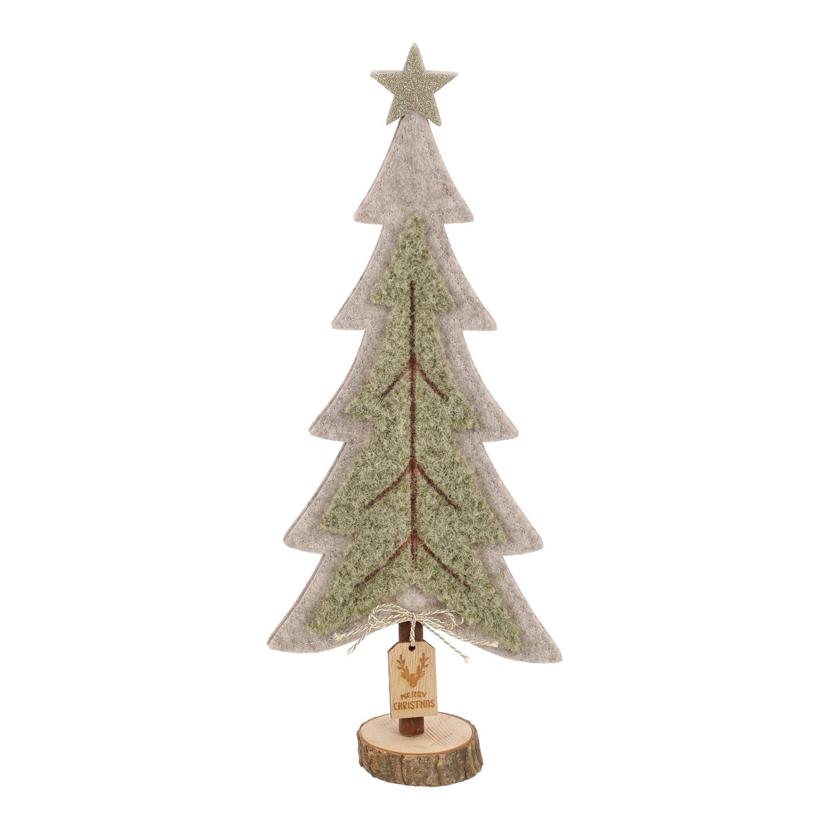 Boom vilt groen 32cm Boom vilt groen 32cm