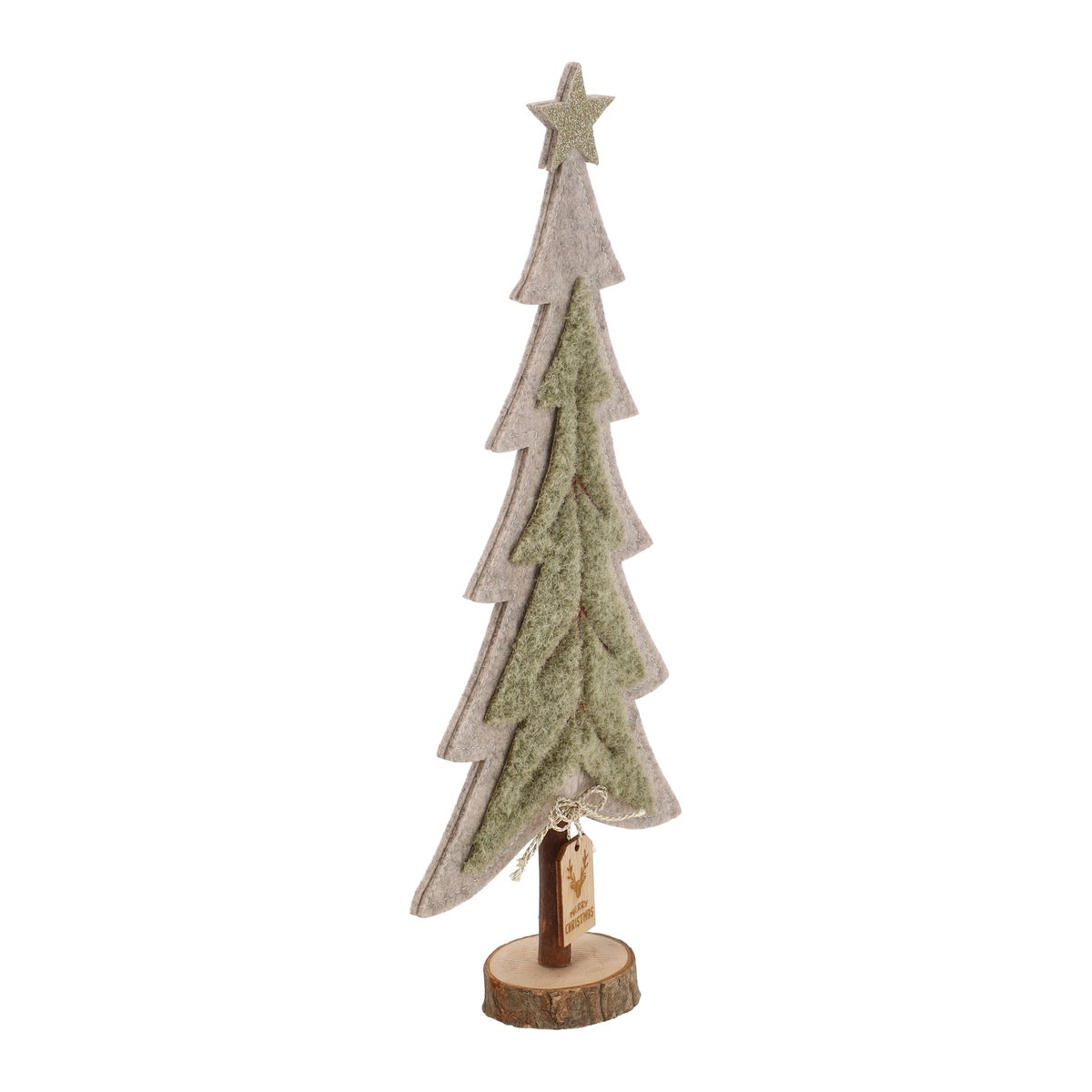 Boom vilt groen 32cm Boom vilt groen 32cm