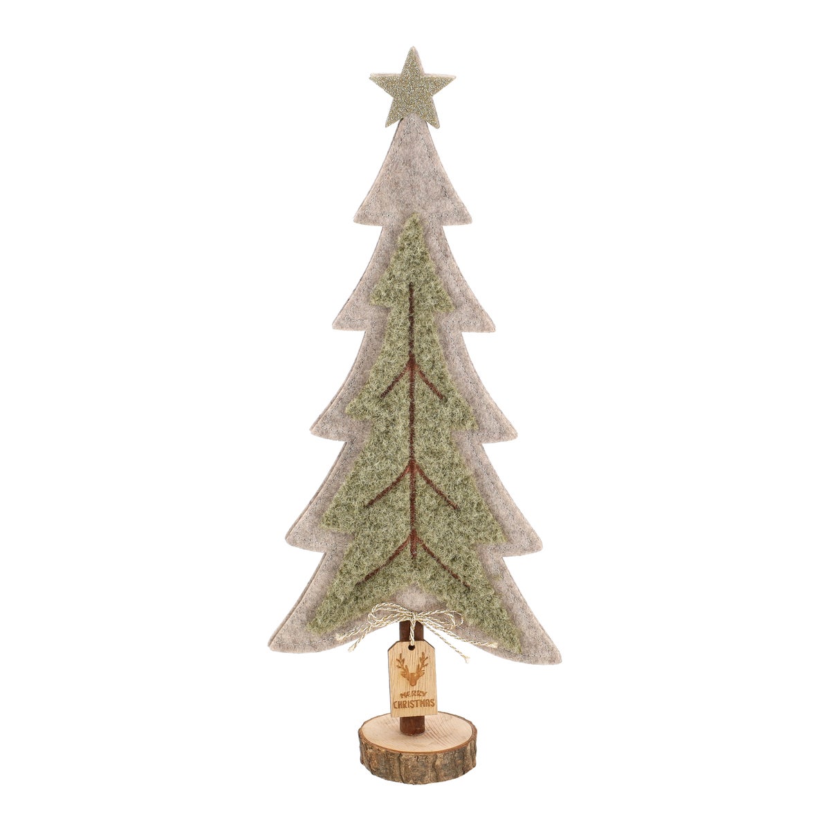 Boom vilt groen 41cm Boom vilt groen 41cm