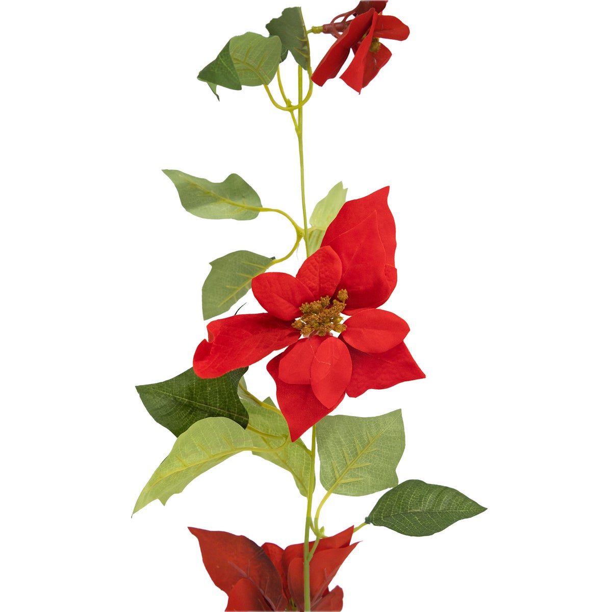 Guirlande kerstroos 180 cm Guirlande kerstroos 180 cm