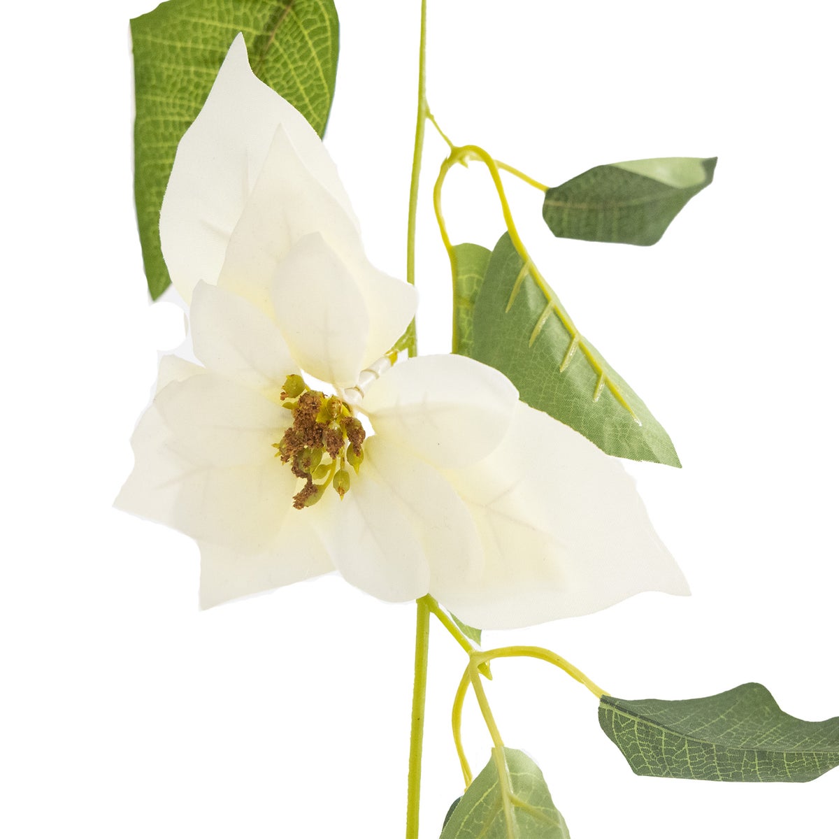 Guirlande kerstroos 180 cm Guirlande kerstroos 180 cm