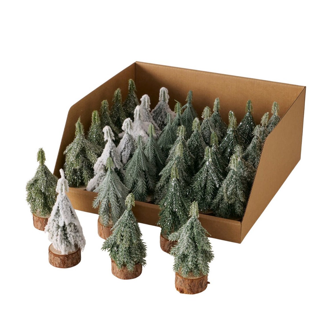 Boom deco groen 11cm Boom deco groen 11cm