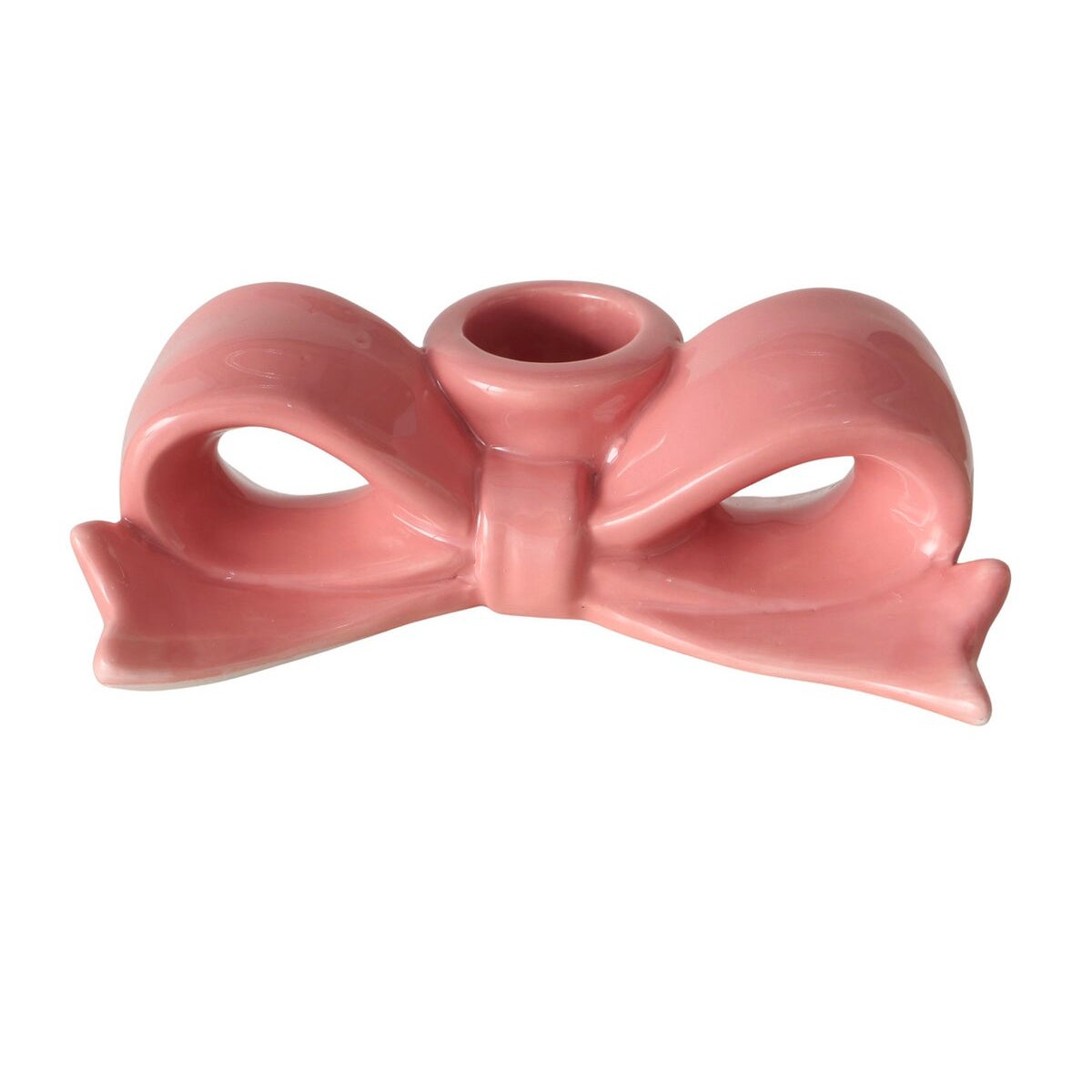 Kaarshouder Bow roze 11 x 4 cm Kaarshouder Bow roze 11 x 4 cm