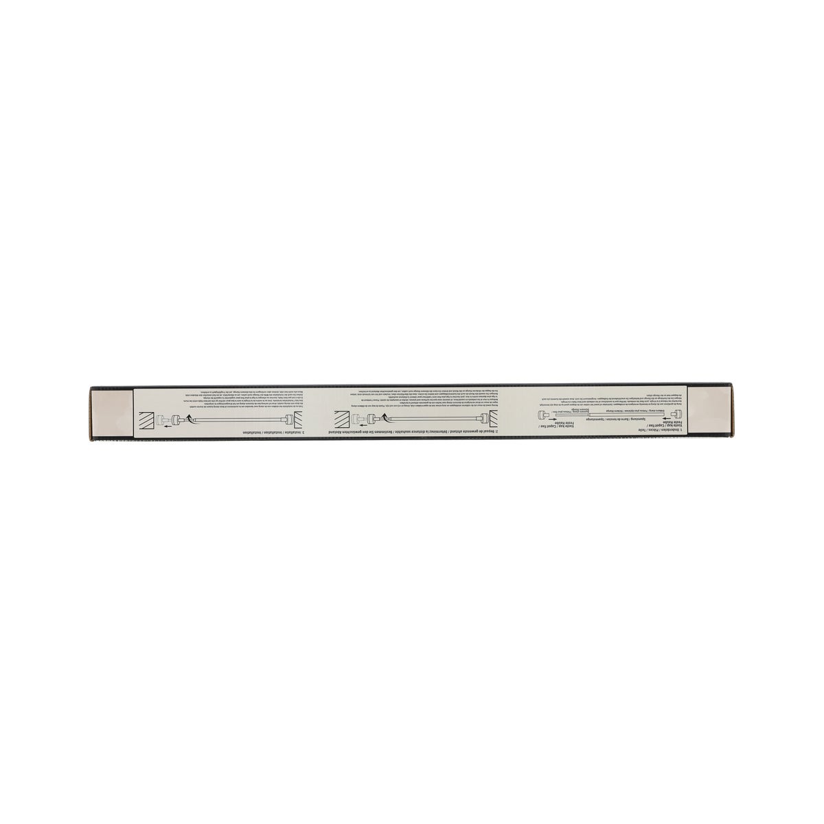 Gordijnstang 70-120 cm zwart Gordijnstang 70-120 cm zwart