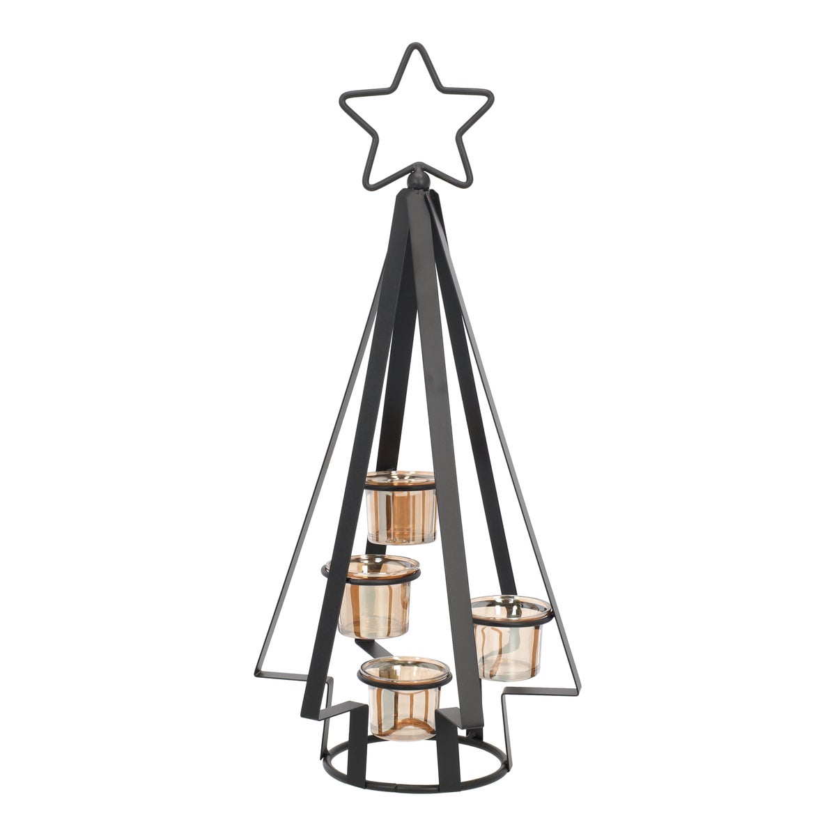 Kaarshouder Boom zwart 49 cm Kaarshouder Boom zwart 49 cm